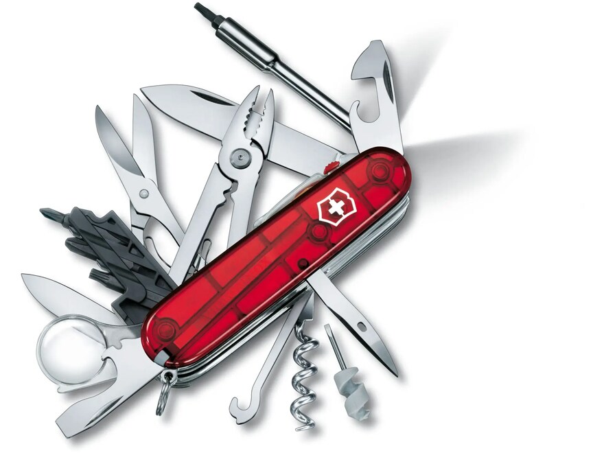 Victorinox Swiss Army Cyber Tool Lite Folding Pocket Knife Ss Blade