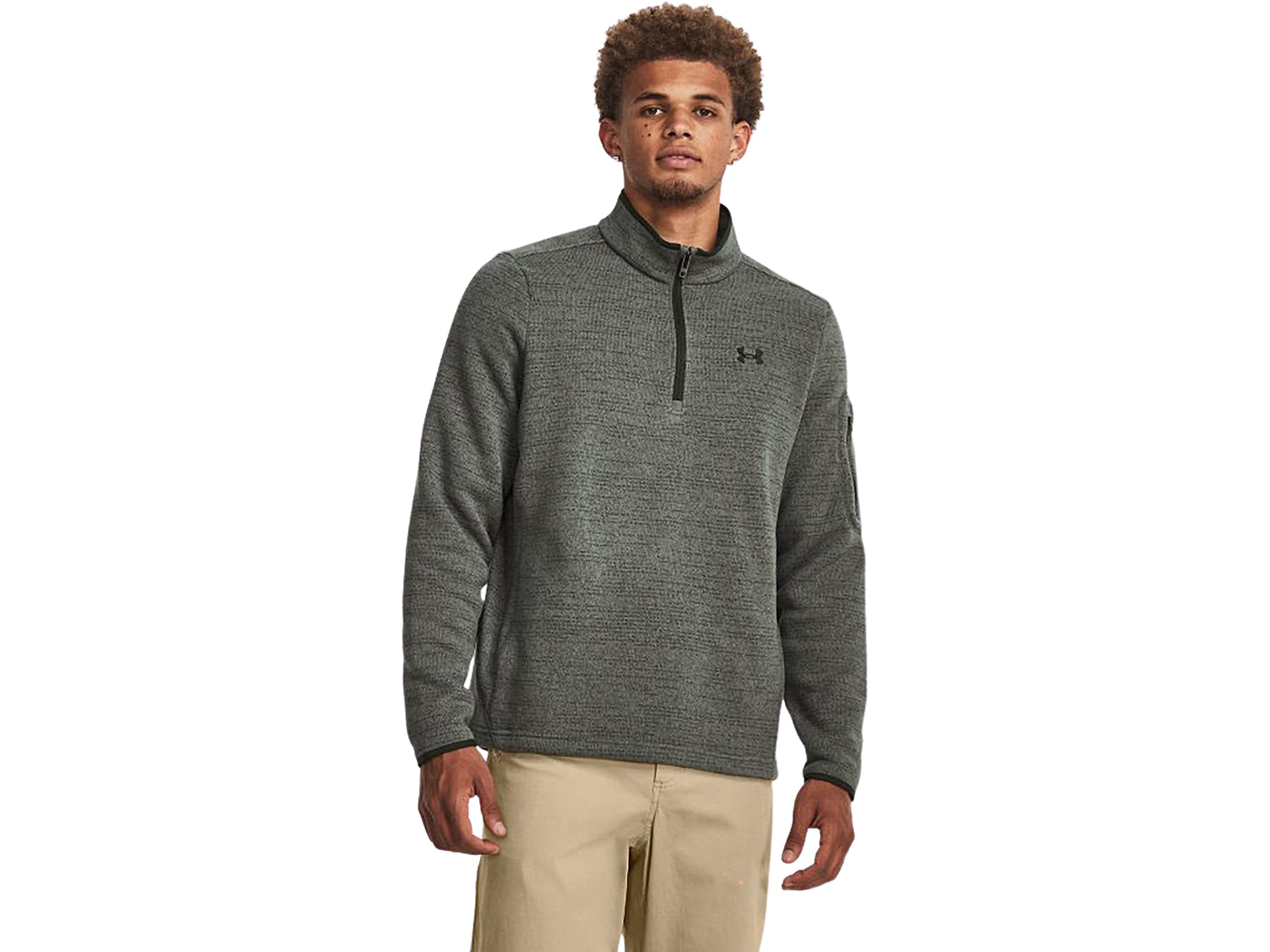 Under Armour Men's UA Specialist 1/4 Zip Sweater Colorado Sage/Baroque