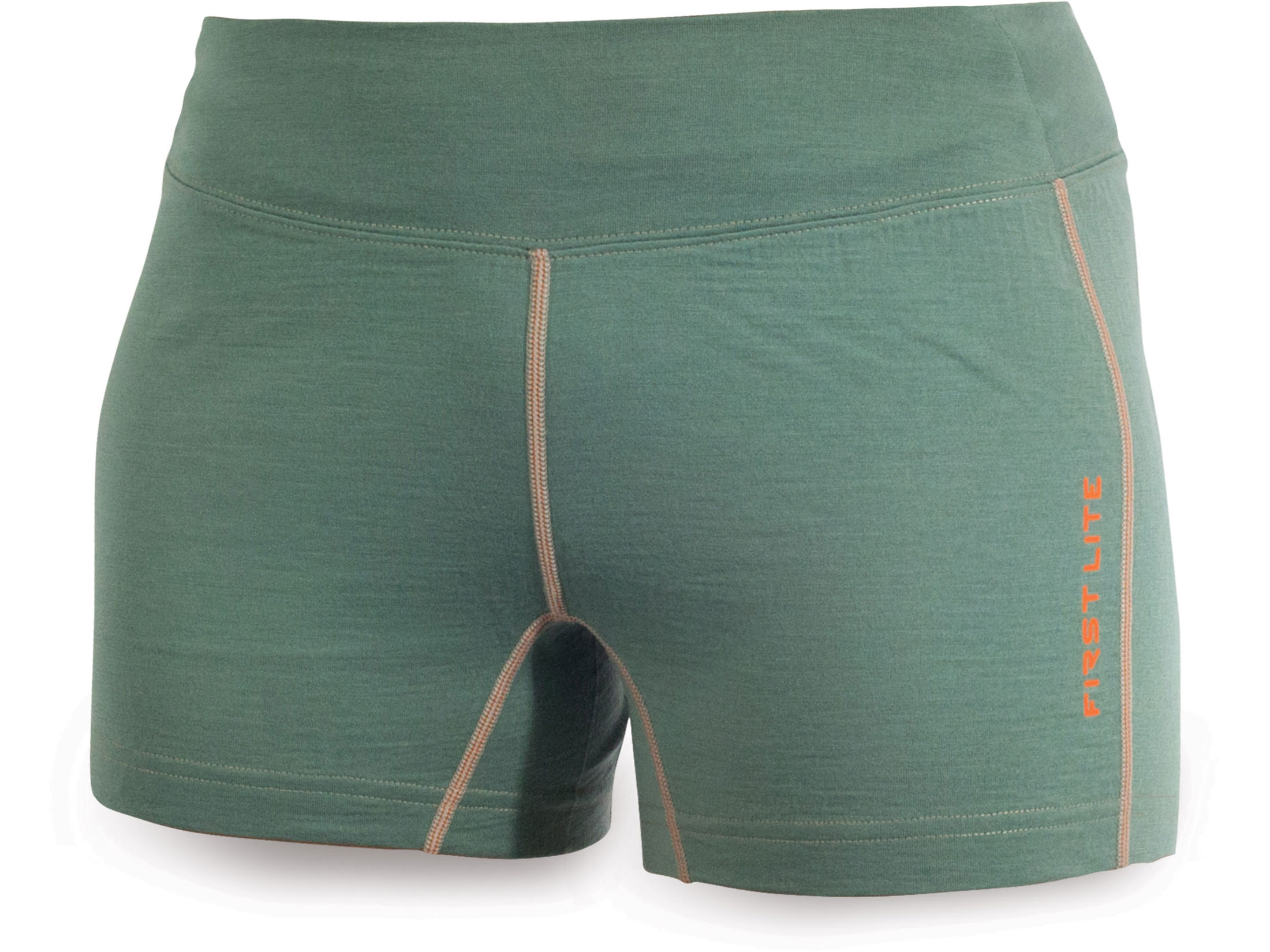 First Lite Women's Syringa Base Layer Shorts Merino Wool Sage Medium
