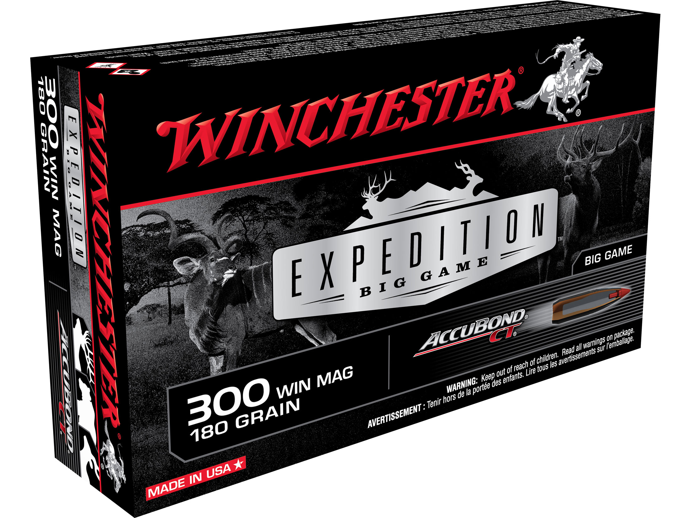 Winchester Expedition Big Game 300 Winchester Mag Ammo 180 Grain