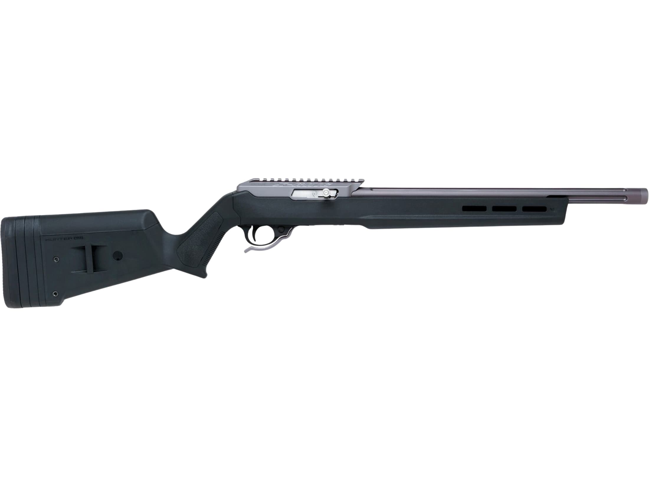 Tactical Solutions X-Ring VR Gen2 Semi Automatic Rifle 22 Long Rifle 16.5" Fluted Gun Metal Gray Threaded Barrel Gun Metal Gray Frame Black Field Stock BX Trigger