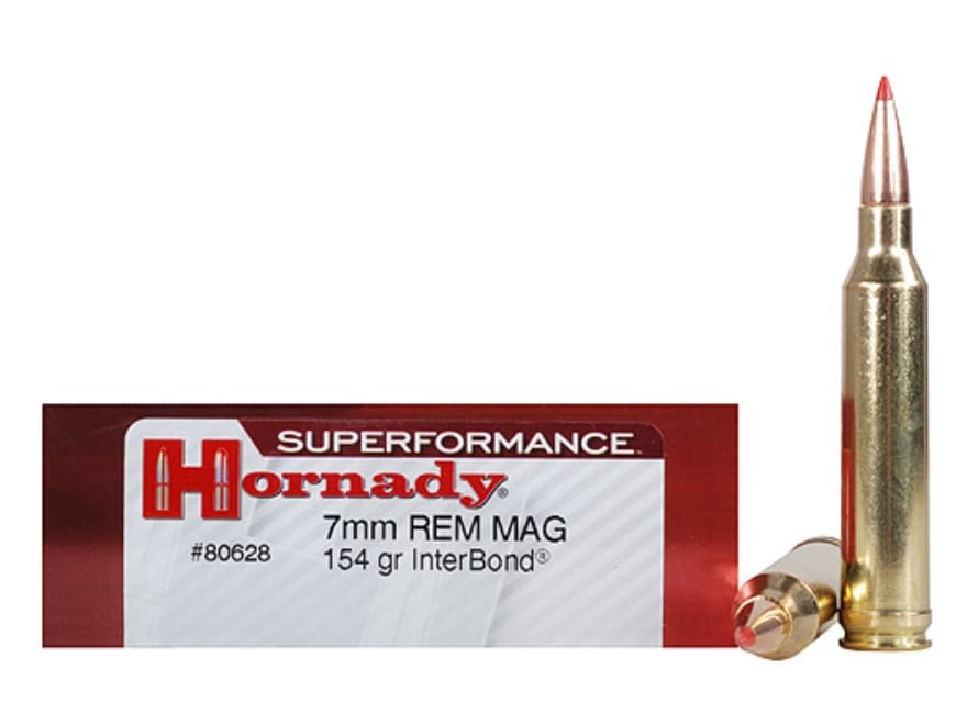 Hornady Superformance 7mm Remington Mag Ammo 154 Grain Hornady