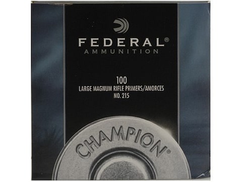 Federal Large Rifle Mag Primers #215 Box of 1000 (10 Trays of 100)
