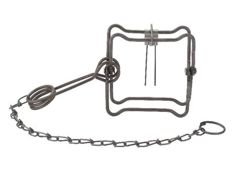 Duke #110 Body Trap Steel Silver