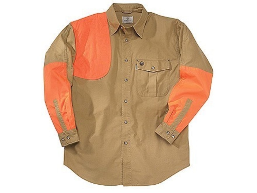 Beretta Men's Upland Heavy Duty Shooting Shirt Long Sleeve Cotton