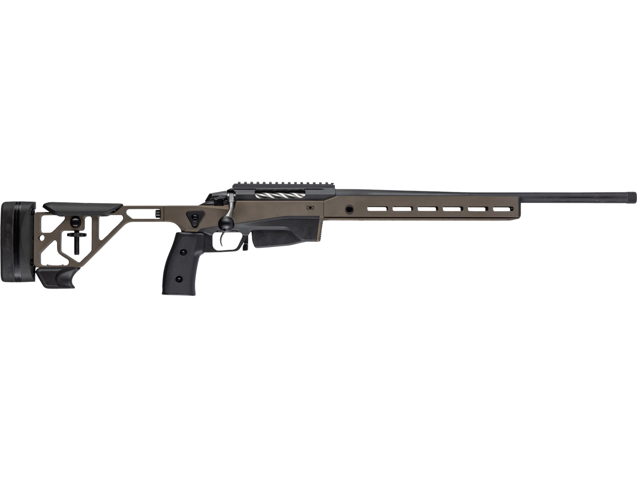 Tikka T3x Ace Target Bolt Action Rifle 6mm Creedmoor 26" Black Threaded Barrel Black Frame Midnight Bronze Chassis