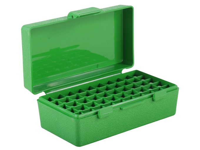 MTM Flip-Top Ammo Box 38 Special, 357 Mag 100-Round Plastic Green