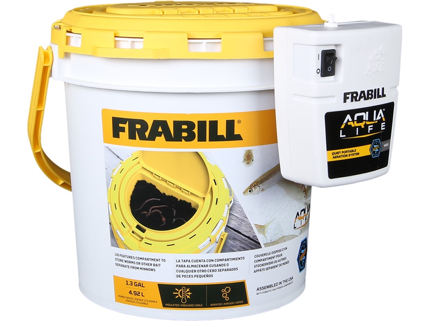 Frabill dual bait bucket aerator