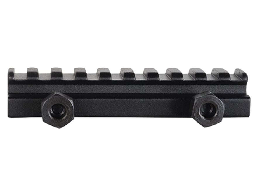 TRUGLO 1/2 Picatinny-Style Riser Mount AR-15 Flat-Top Matte Black