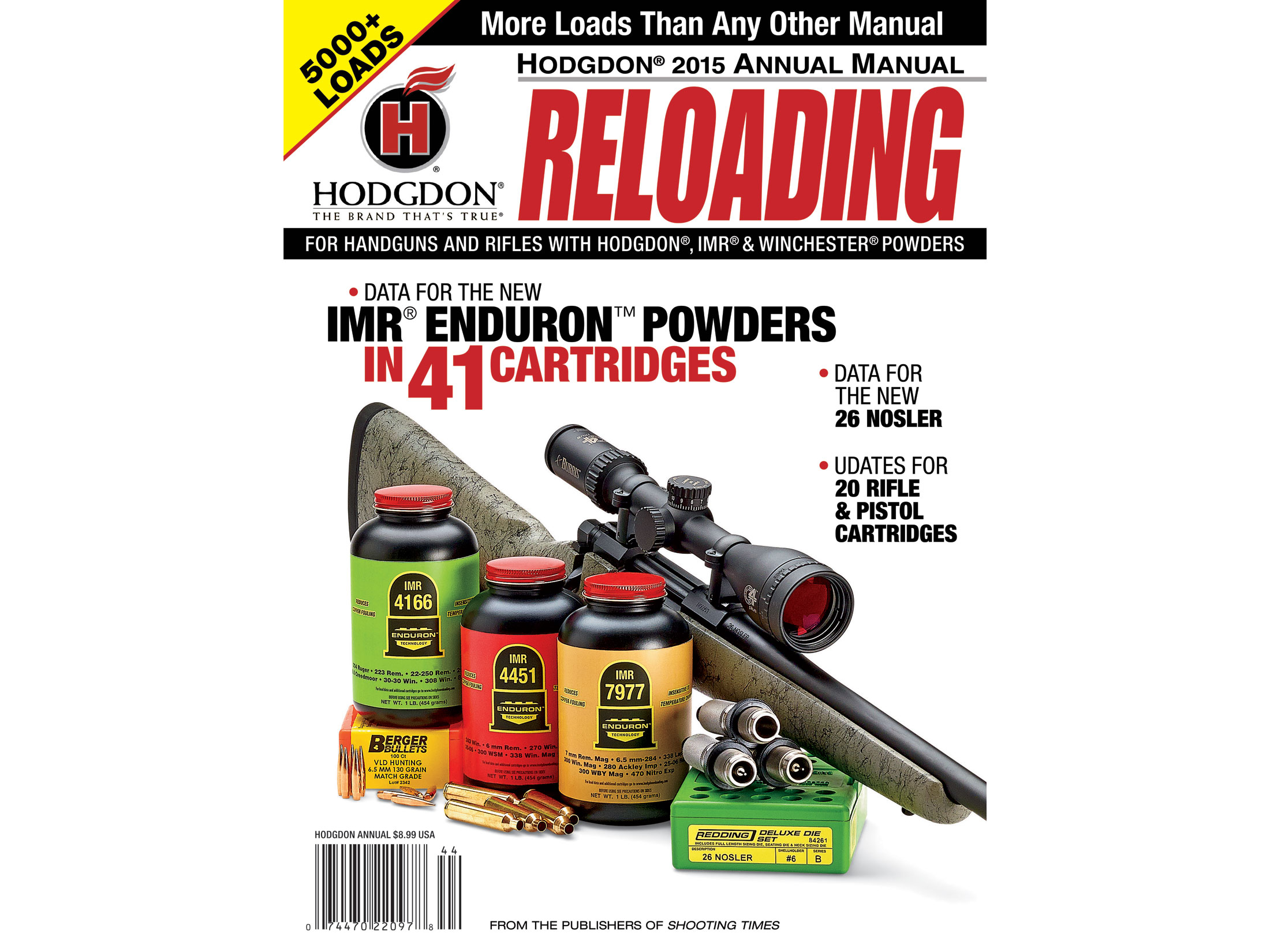 Hodgdon 2015 Annual Reloading Manual Reloading Manual