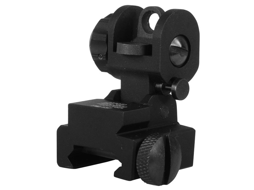 ProMag Flip-Up Rear Sight AR-15 Flat-Top Aluminum Matte