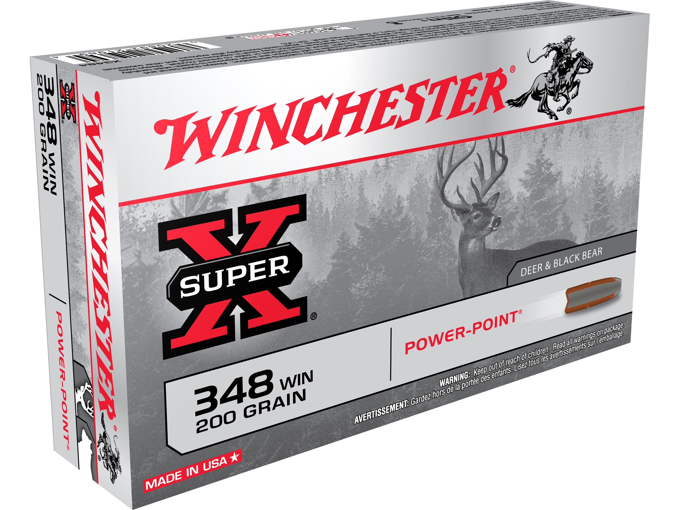 Winchester Super X 348 Winchester Ammo 200 Grain Winchester