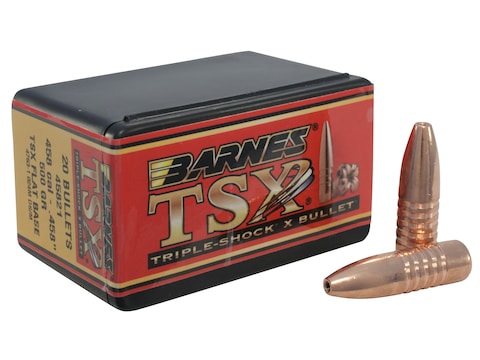 Barnes Triple-Shock X (TSX) Bullets 458 Caliber (458 Diameter) 500 Grain Hollow Point F...