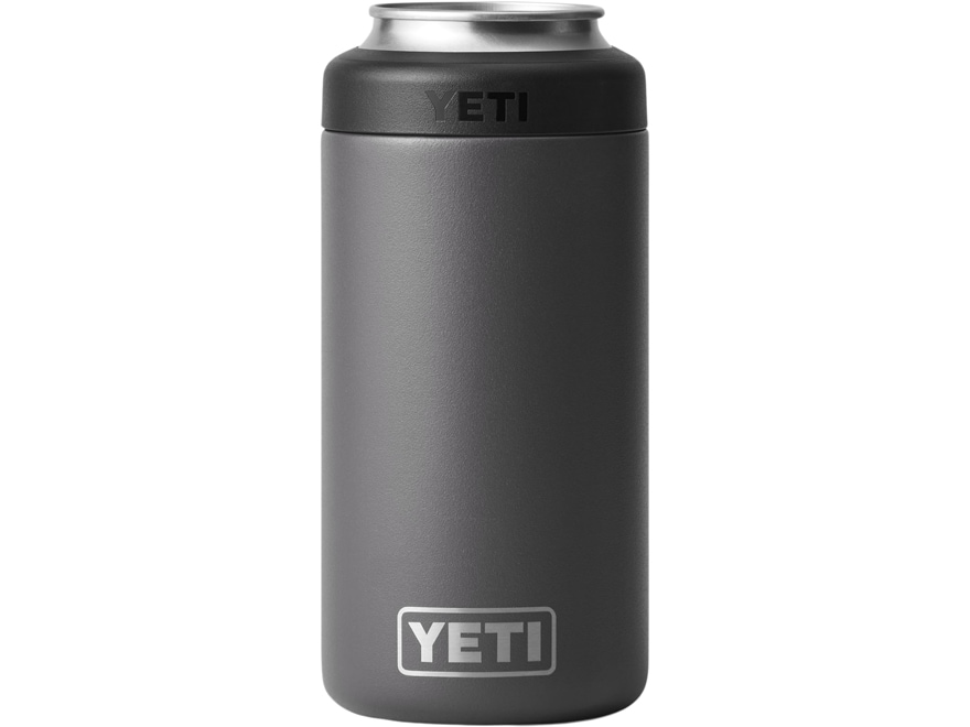 YETI Rambler Colster Can Insulated Drink Holder Tall Charcoal