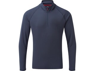 Gill Men's UV Tec Long Sleeve Zip Shirt Ocean Medium