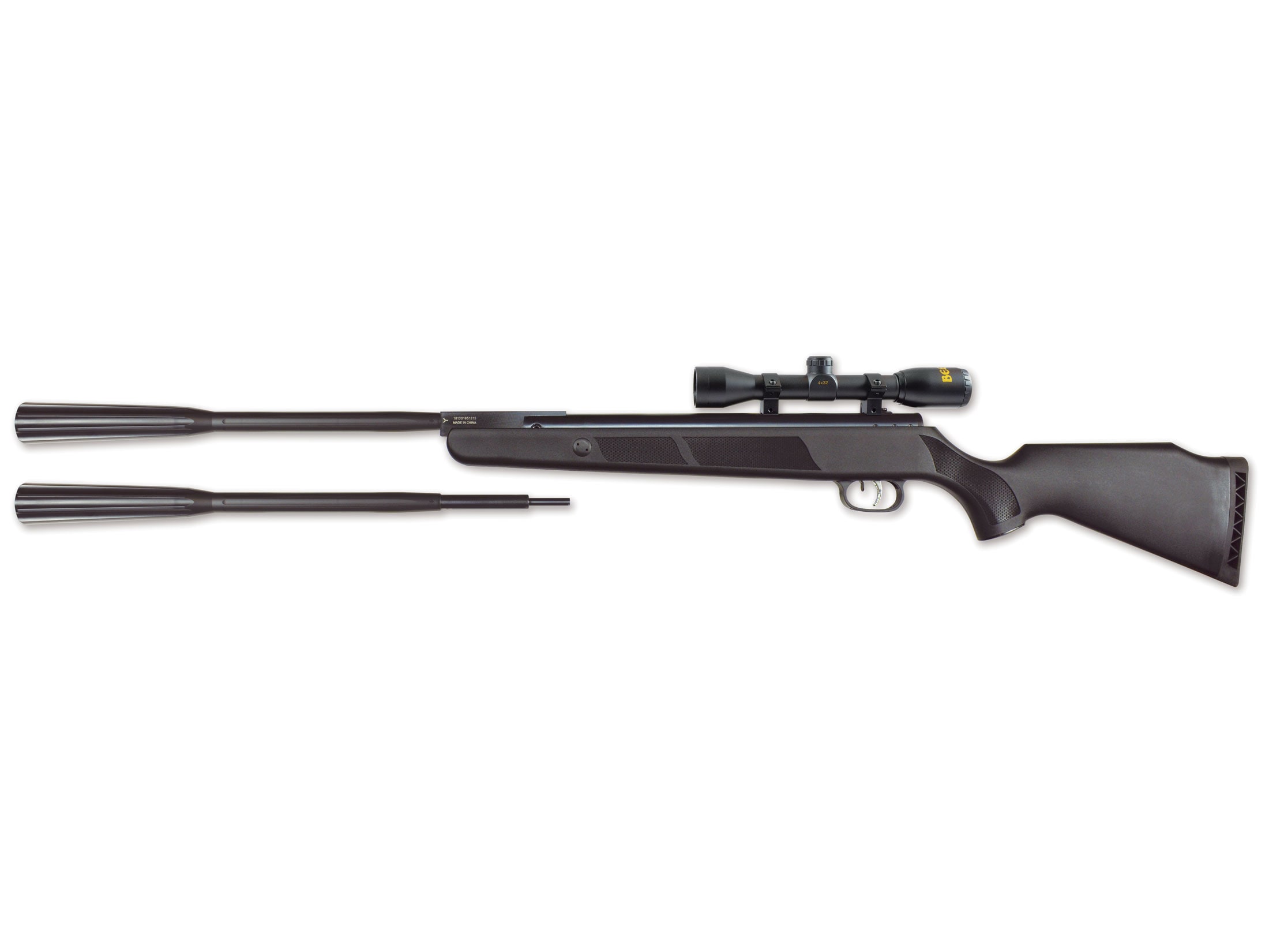 Beeman Quiet Tek Break Barrel Air Rifle 177 & 22 Cal Pellet Black