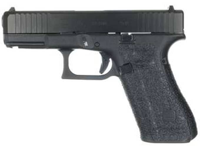 Talon Grips Grip Tape for Glock 19X, 17, 17 MOS, 22, 24, 31, 34, 35, 37, 45 Gen 5 No Backstrap Rubber Black
