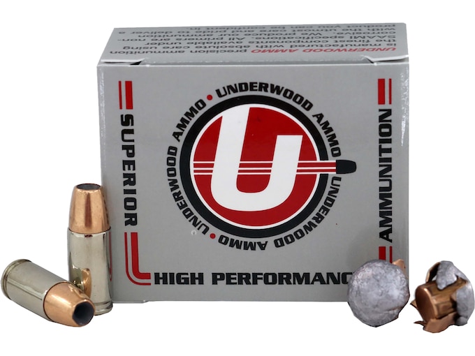 Underwood 9mm Luger Ammo 147 Grain Sierra Jacketed Hollow Point Box of 20