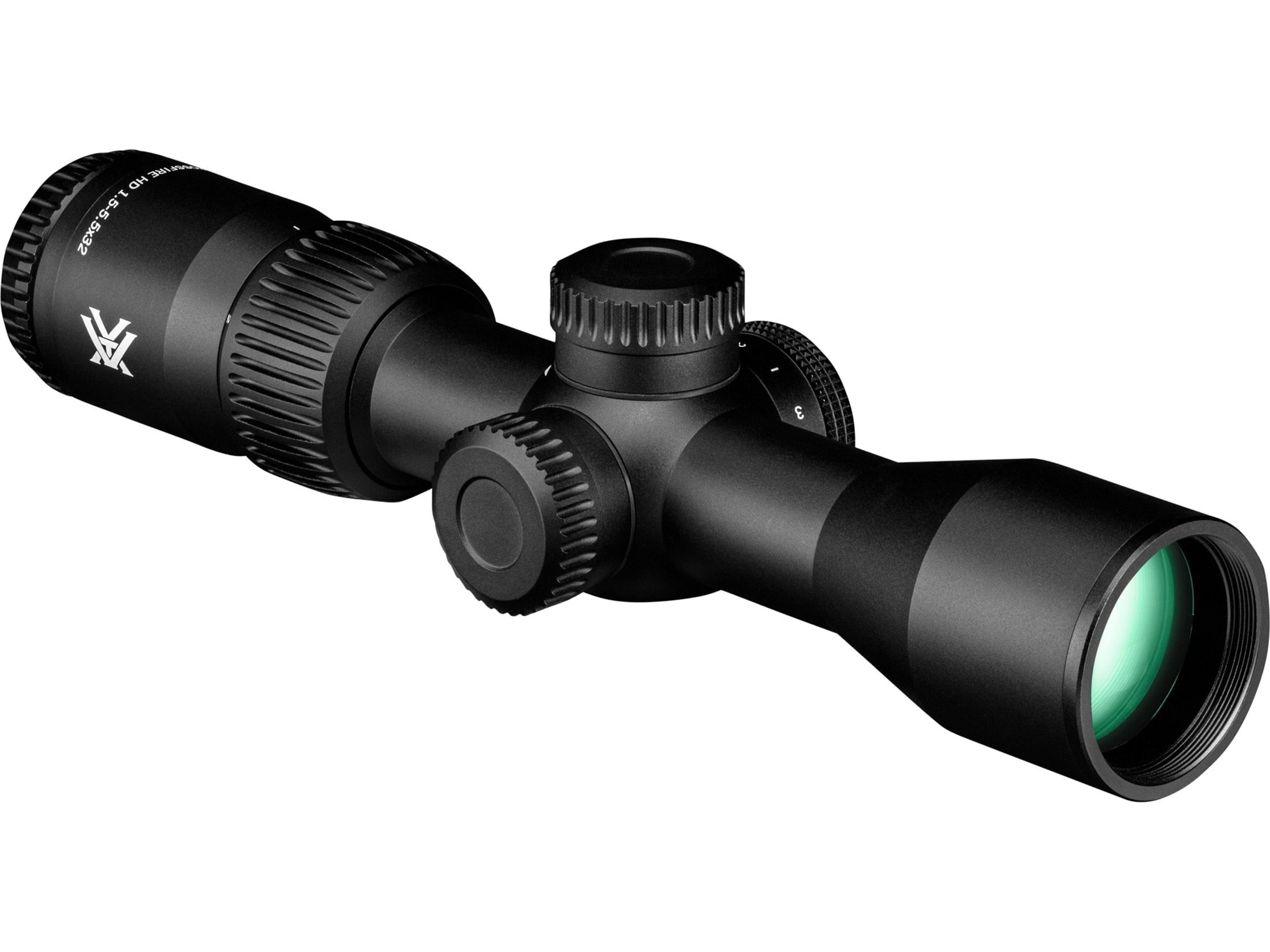 Vortex Optics Crossfire HD Scout Scope 1" Tube 1.5-5x 32mm Illuminated Dead-Hold 2A BDC Reticle Matte Black- Blemished