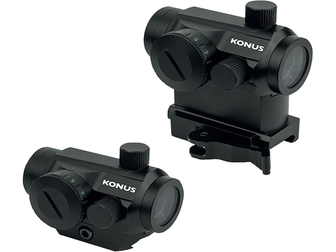 Konus Red Dot Sight Red and Green Dot with QD Mount Matte