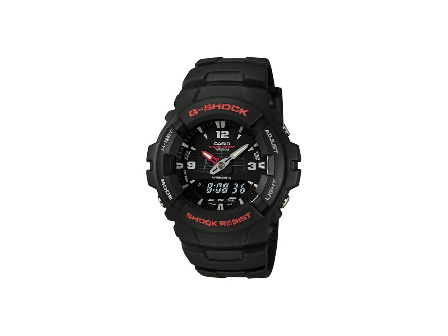 Casio G-Shock Multi-Function Digital Analog Watch Resin Band Black