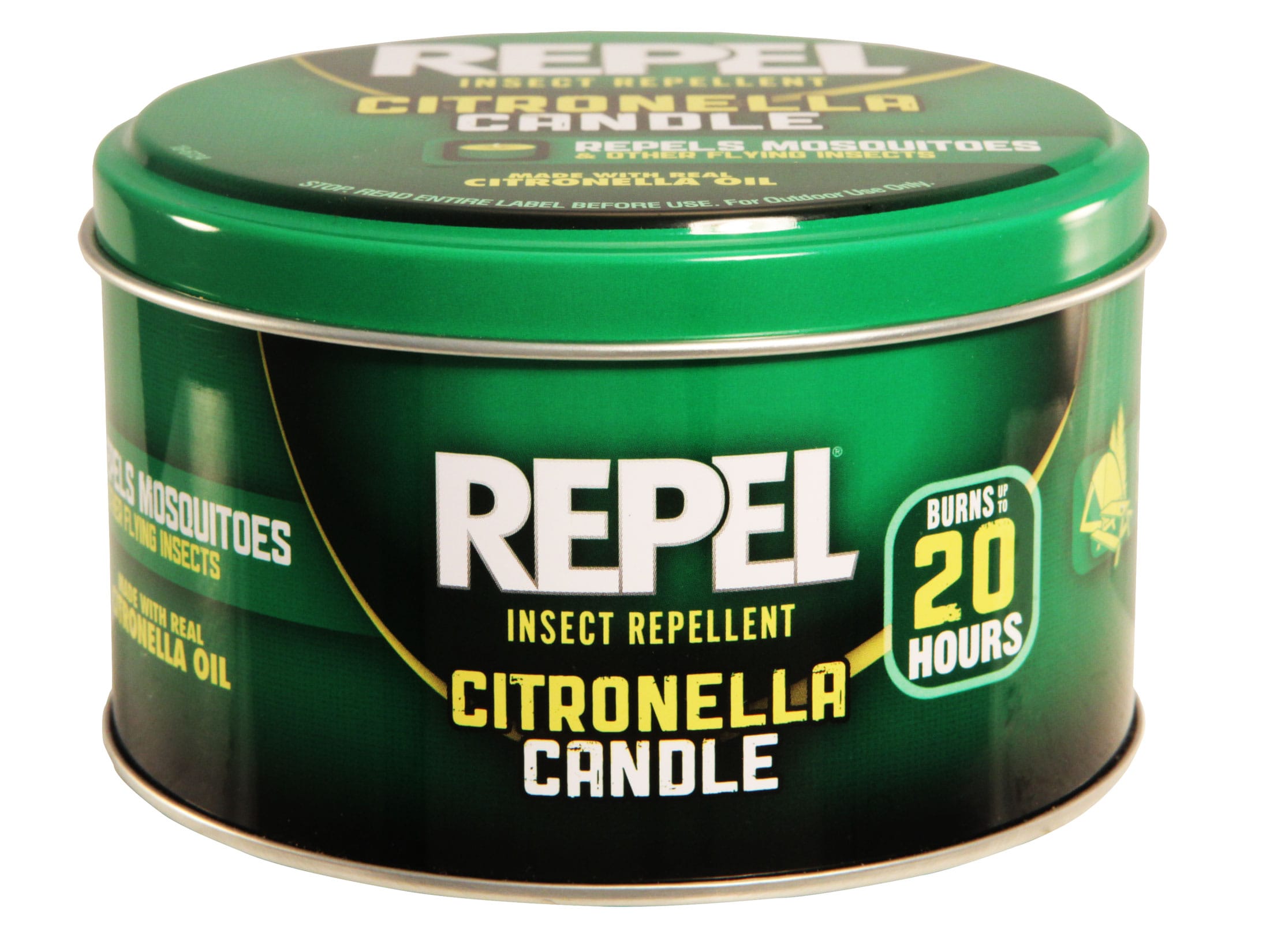 Repel Insect Repellent Citronella Candle 10oz Green