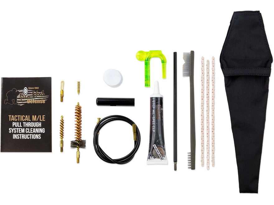 ProShot Defense Pull Through Gun Cleaning Kit Buttstock Pouch Black