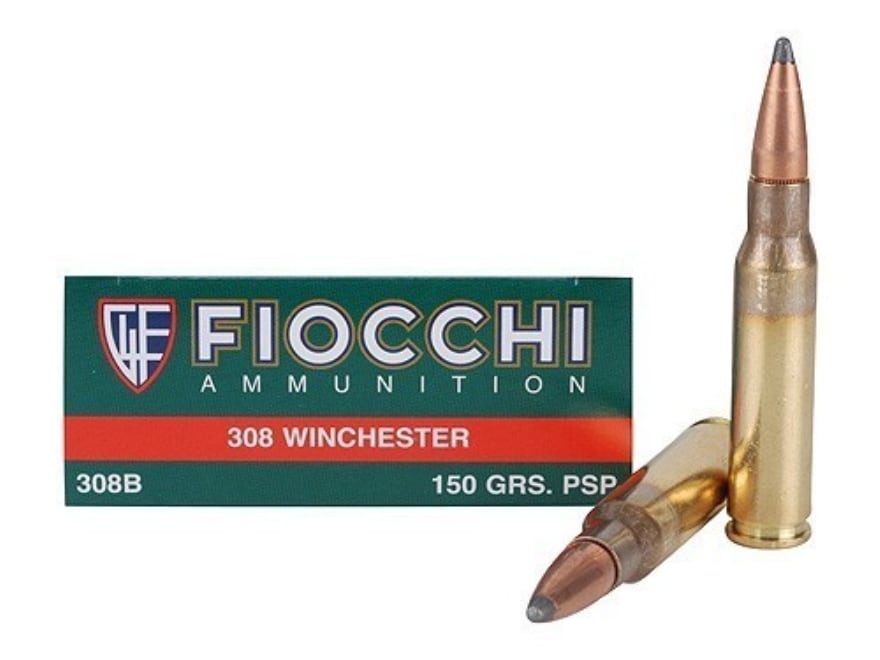 Fiocchi Shooting Dynamics Ammo 308 Winchester 150 Grain Pointed Soft