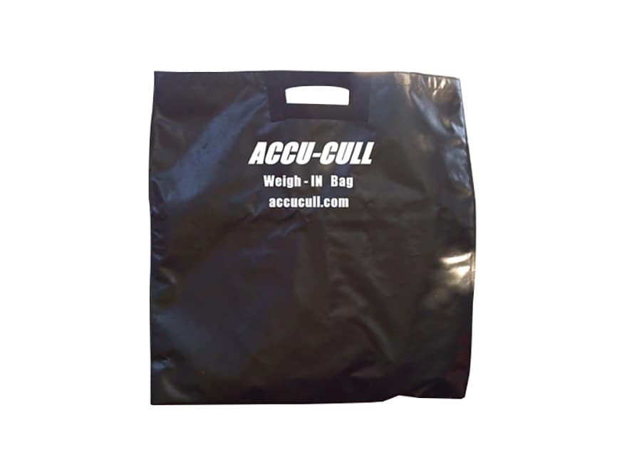 Accu-Cull Weigh-IN Bag w/Mesh Liner, Zipper