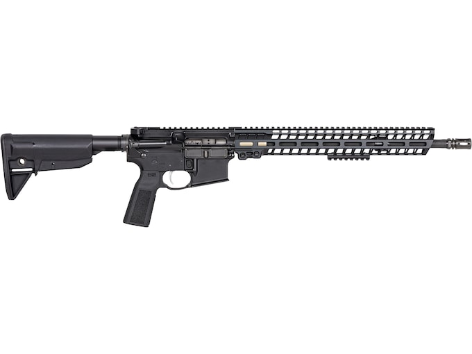 Geissele Border Patrol Semi Automatic Rifle 5.56x45mm NATO 16" Black Threaded Barrel Black Frame Black Pistol Grip