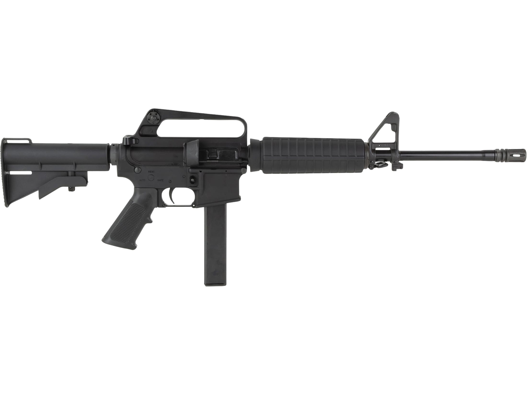 H&R 635 Semi Automatic Rifle 9mm Luger 16" Black Threaded Barrel Anodized Black Frame Black Pistol Grip