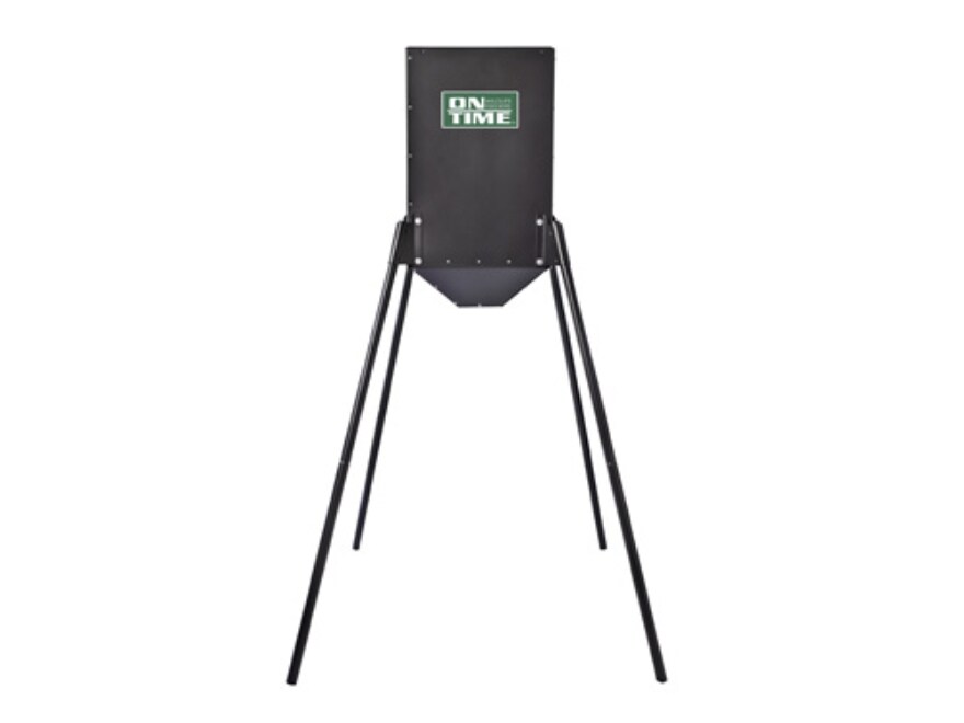 On Time S250 250 lb Game Feeder Hopper Metal Black