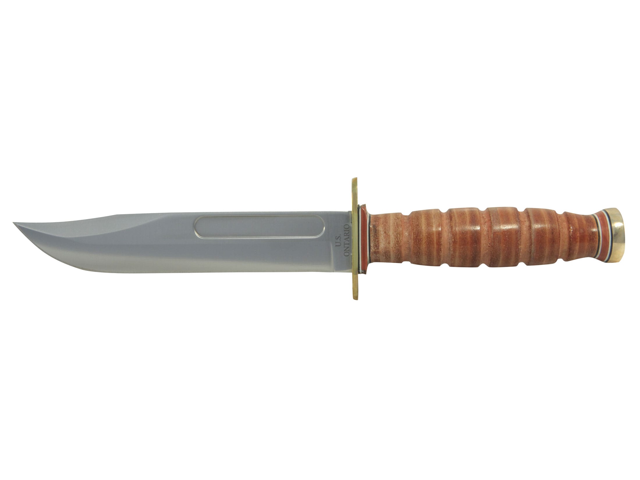 Ontario P4 USMC Combat Fixed Blade 7 Clip Point 440A SS