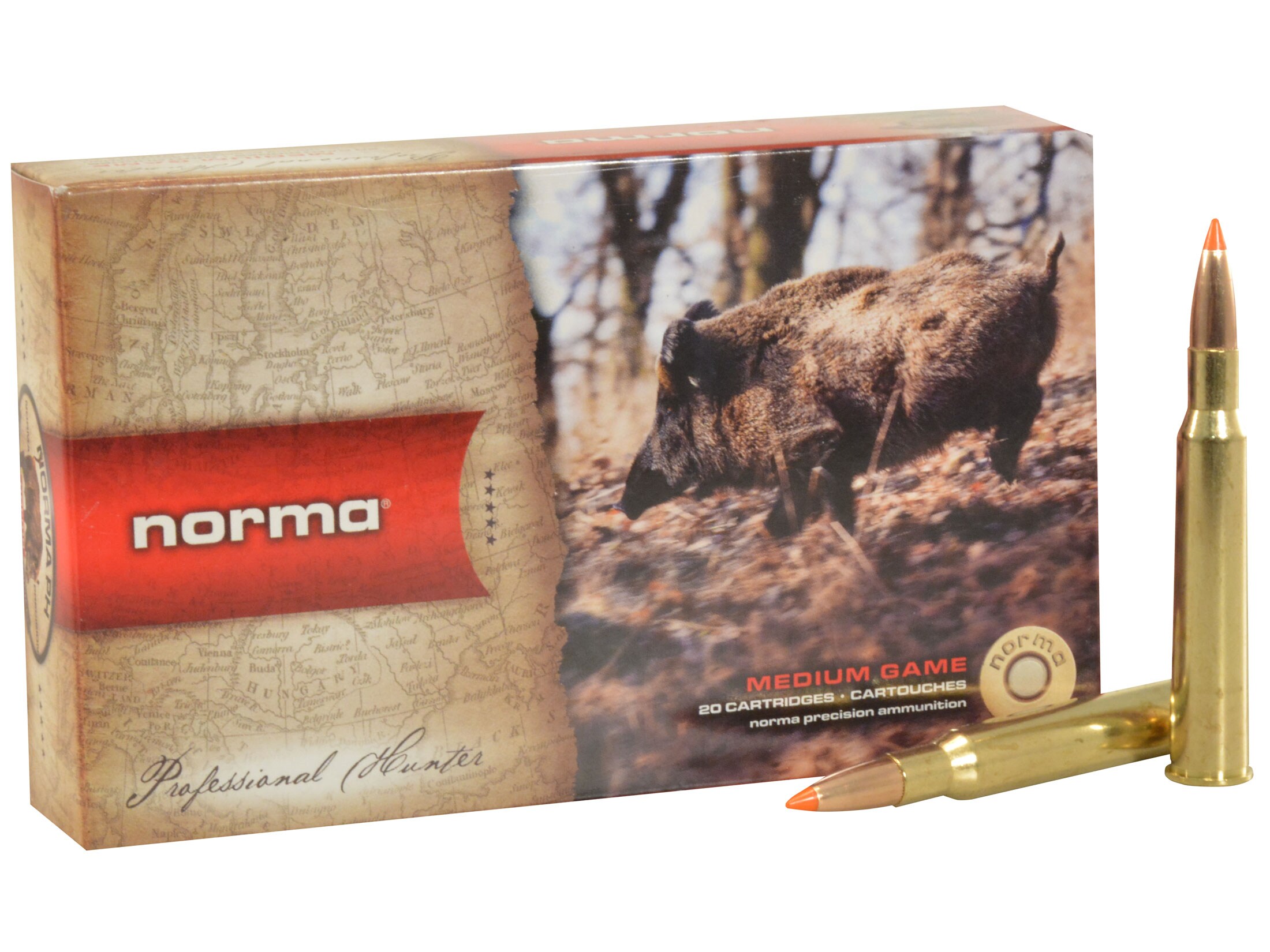 Norma TipStrike 7x65mm Rimmed Ammo 160 Grain Polymer Tip Box of 20