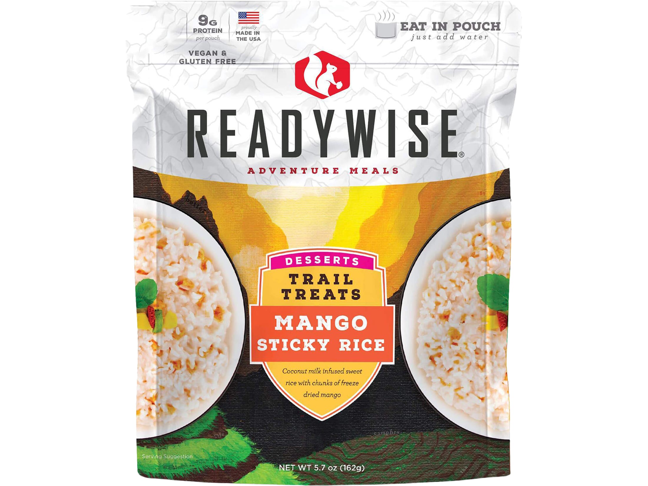 ReadyWise Trail Treats Mango Sticky Rice Freeze Dried Food