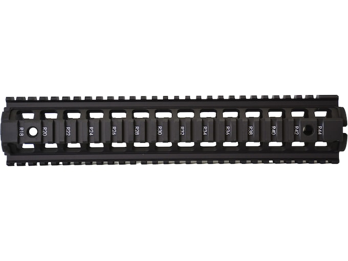 AR-STONER 2-Piece AR-15 Quad Rail Handguard Rifle Length Black