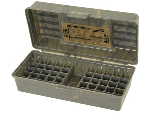 MTM Shotshell Box with Handle 2-3/4", 3" 50-Round Plastic Camo