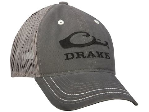 Drake Men's Mesh Back Logo Cap Cotton Gray