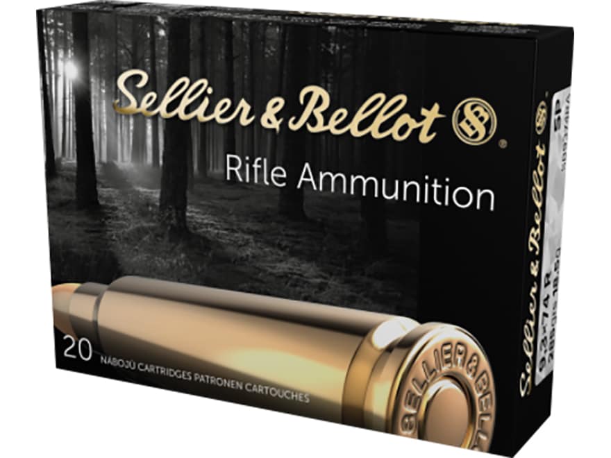 Sellier & Bellot 9.3x74mm Rimmed Ammo 285 Grain Jacketed Soft Point