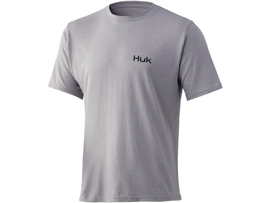 Huk Men's Kc Sea Truck T-Shirt Overcast Gray Heather Large