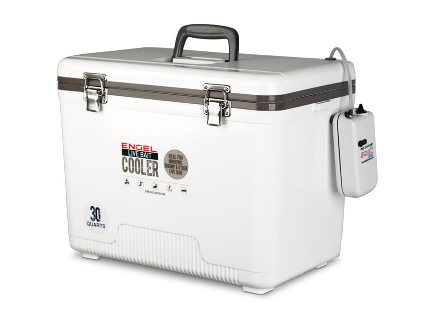 Engel 13 Quart Live Bait Cooler White