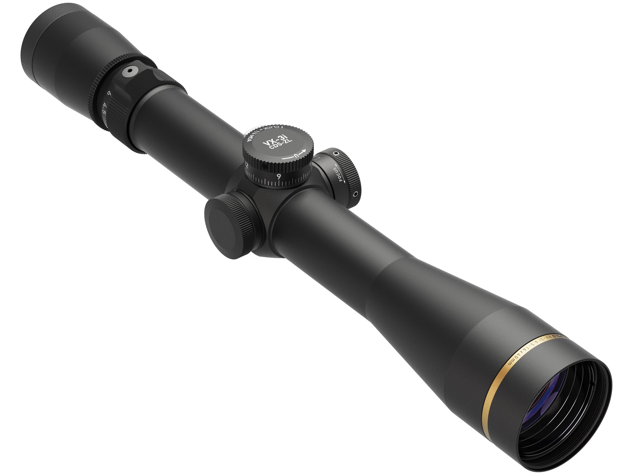 Leupold Factory Blemished VX-3i Rifle Scope 30mm Tube 4.5-14x 40mm Side Focus CDS-ZL Wind-Plex Reticle Matte