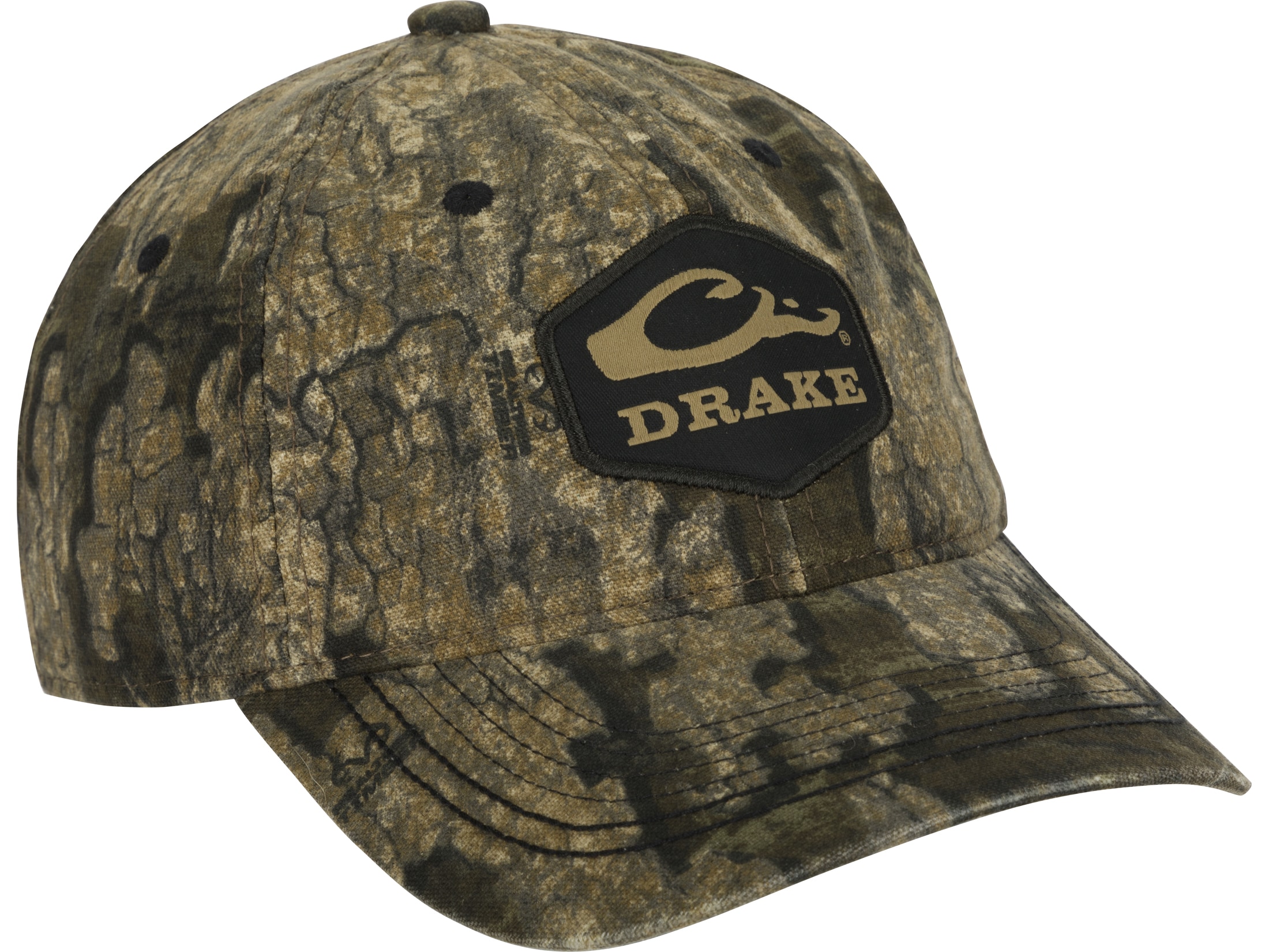 Drake Men's Diamond Patch Twill Hat Realtree Timber One Size Fits Most