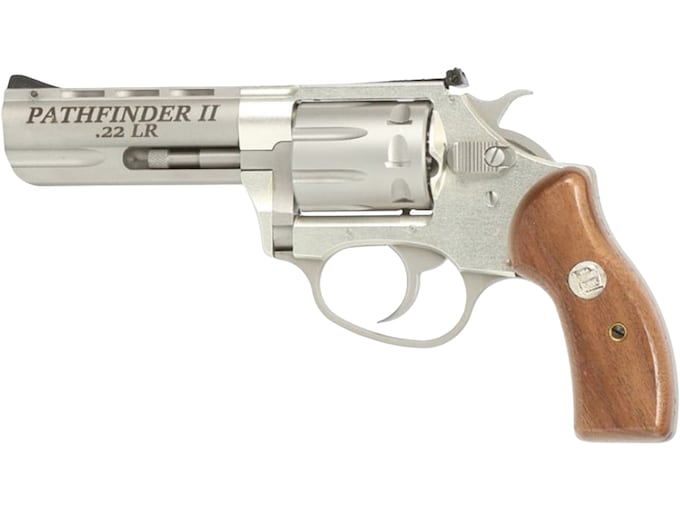 Charter Arms Pathfinder II 22 Long Rifle Revolver 3.5″ Stainless Barrel 8 Round Wood Grip