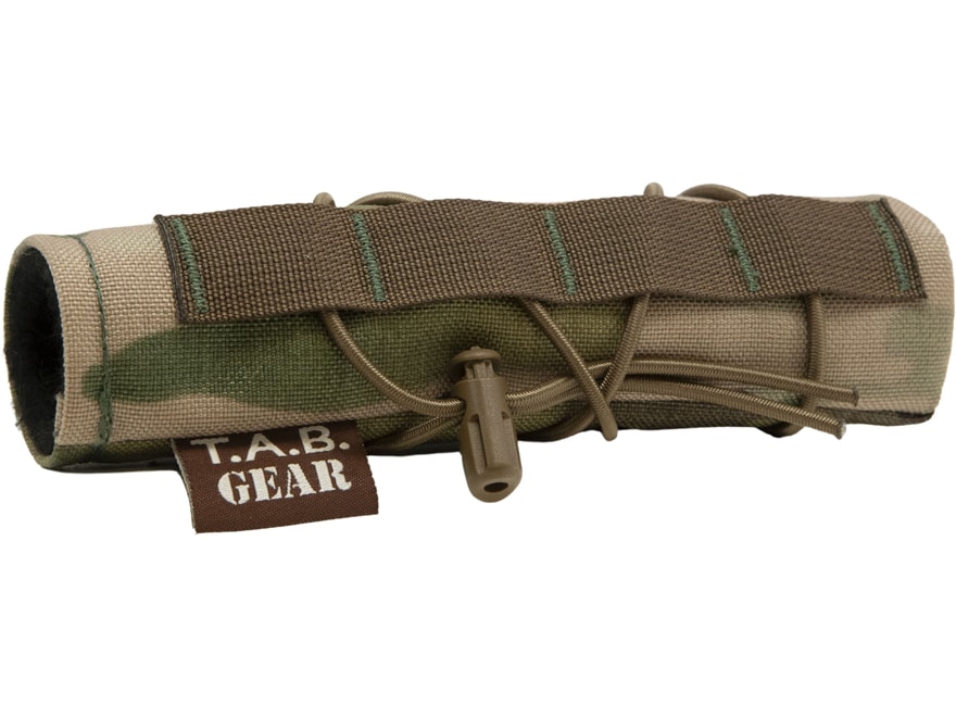 TAB Gear SASR Suppressor Cover 7 Length, 1.5 Diameter Olive Drab