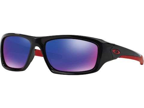 Oakley Valve Sunglasses Polished Black Frame/Positive Red Iridium Lens