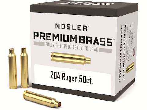 Nosler Brass 204 Ruger Bag of 250