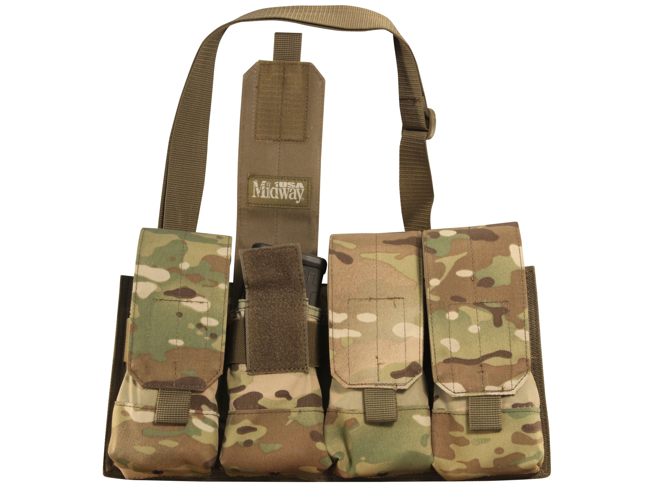MidwayUSA 8 Mag Pouch AR15 Multicam