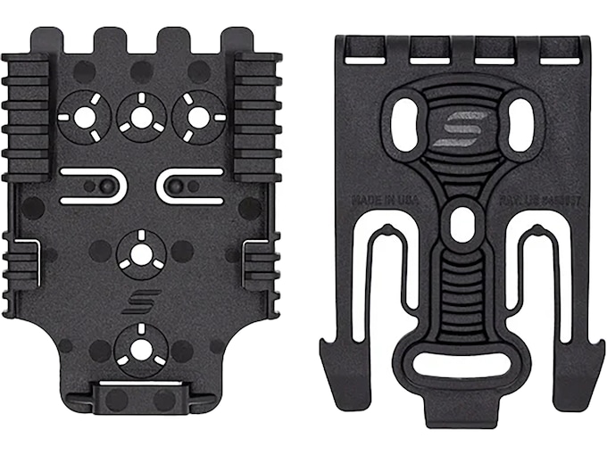 Safariland Quick Lock Holster Mount Kit with QLS 19 and QLS 22 Polymer Black