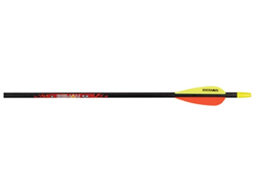 Beman ICS Hunter Junior Carbon Arrow 3 Vanes Black Pack of 12